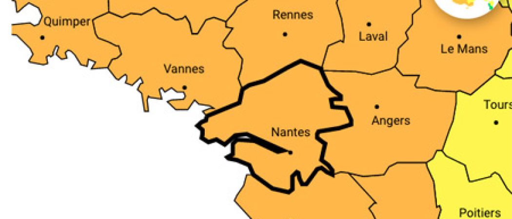 La Loire-Atlantique est placée en vigilance orange « canicule » par Météo France à partir du dimanche 17 juillet 2022 à 12h