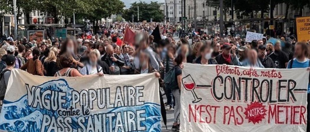 Manifestations anti-passe encore une grosse mobilisation en Bretagne et Pays de la Loire