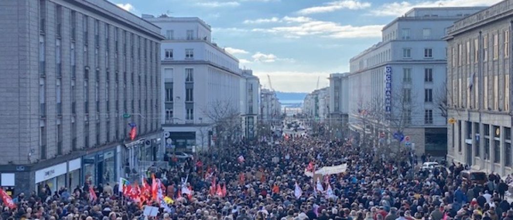 Manifestations contre la réforme des retraites : Nantes championne de la mobilisation