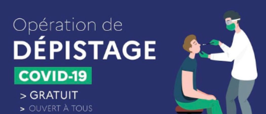Nouvelles campagnes de dépistage organisées en Loire-Atlantique du 12 au 16 avril 2021