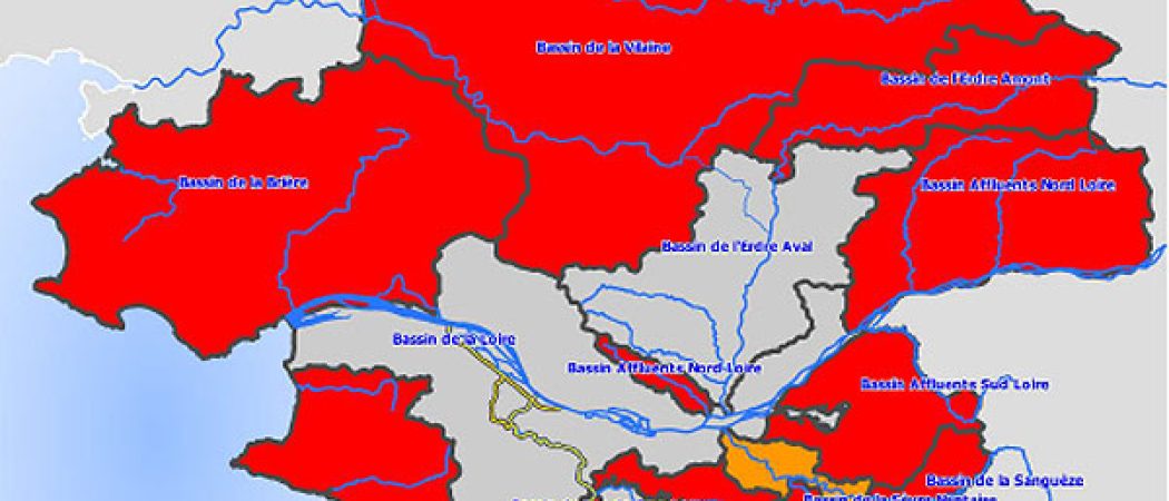 Sécheresse : Neuf bassins versants sont en crise en Loire Atlantique